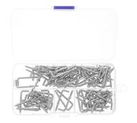OKUMEYR Self-Tapping Screw Hooks in Silver Zinc Plating L Shape 100 Pcs with Acute Points, Multi-Functional Right Angle Hooks for Hanging Bulbs and Plants at Home Or Workplace