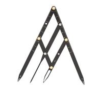 OKUMEYR Stainless Steel Eyebrow Ruler for Measuring Golden Ratio Eyebrow Drawing Tool Easy to Use for Lip and Eyebrow