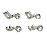 OKUMEYR Stainless Steel Open Toe Low Ruler Presser Foot for Motion Darning Patchwork Quilting Slot Fit for Low Shank Domestic Sewing Machines Including Brother Singer Babylock