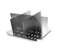 OKUMEYR Stainless Steel Slow Cooker Divider Insert for Hot Pot Even Heat Distribution Flavor Separation Panel Thickened Kitchen Gadget for Food Partition and Cooking
