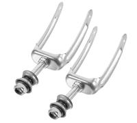 OKUMEYR Steel Wheelchair Front Wheel Bracket with Easy Installation and Wide Compatibility 1 Pair Replacement Zinc Plated Iron Material for Manual and Electric Wheelchairs