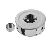 OKUMEYR Teapot Warmer Stainless Steel Candleholder for Tea and Coffee Heating Base Multi-functional Tea Stove Holder Suitable for Home Use