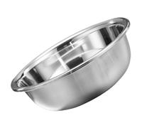 OKUMEYR Thickened Stainless Steel Basin Flat Bottom for Kitchen Vegetable Washing and Mixing Dough Household Kitchen Accessory