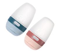 OKUMEYR Travel Bottles Lightweight Refillable 2pcs 50ml Silicone Portable Squeeze Containers for Sunscreen Cream and Lotion, for Travel and Home Use for Travel and Home Use