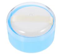 OKUMEYR Travel Size Talcum Powder Puff Box with Powder Puff Plastic and Textile Cotton Material Easy for Home Daily Use