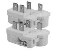 OKUMEYR Universal Refrigerator Compressor Starter Relay 4-pin Overload Protector for Fridge Freezer Compressor Protection and Relay Replacement Kit