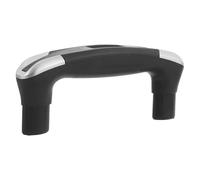 OKUMEYR Universal Replacement Plastic Suitcase Handle Grip for Travel Luggage, Precise Fit with Telescopic Function Restoration, Sturdy Black Pull Handle for Frequent Lifting and Repair