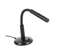 OKUMEYR USB Microphone Aluminium Alloy and Stable Pedestal with Adjustable Angle Computer Mic Portable Plug and Play USB Computer Microphone for Live Streaming and Game Voice Chat