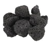OKUMEYR Volcanic Fire Pit Natural Pebbles for Gas Grills and Plant Pots, Black Breathable Rocks for Aquarium Decoration and Handcraft Projects (400G Bag)