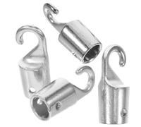OKUMEYR Wand Tip Hook for Blinds 4pcs Metal Blind Wand Replacement Parts, Universal Fit Compatibility, Easy Installation, Comfortable Grip, for Venetian Blind Rod Hook Handles and Window