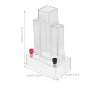 OKUMEYR Water Electrolysis Equipment Classroom Demonstrator for Chemistry Education Compact Portable Design for School and Laboratory Use for Teaching Physics and Experimental Courses