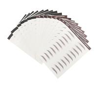 OKUMEYR Waterproof Eyebrow Stickers Brow Stencils 18pcs with Hair-like Style, Paper Material for Seamlessly Blend and No Wounds to Skin for Natural Brow Look for Trying New Assorted style