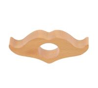 OKUMEYR Wooden Book Page Holder Thumb Ring Reading Bookmark Portable Book Opener 8.5x3.5x1.5cm Beech Wood Reading Accessories Office Use