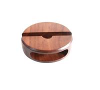 OKUMEYR Wooden Mobile Phone Stand Support Creative Unique Design Sturdy Hands-free Phone Holder on Tables and Flat Surfaces Includes Packing Box for Home and Office Use
