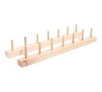 OKUMEYR Wooden Sewing Thread Rack for Sewing Spools and Mini Cones, Sturdy and Convenient DIY Home Spool Holder for Organising Embroidery Skeins and Yarn
