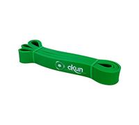 okun Workout Bands for CrossFit Yoga Powerlifting Exercise Stretching Therapy Heavy Duty Assisted Pull up Bands Black Green