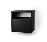 Okunaii Wi-Fi Router & Computer Supplies Wall Mount Cabinet - Computer Accessories, TV Remote, Router Accessories - Storage With Drawer And Two Shelves - Made In The UK - British Steel