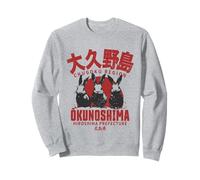 Okunoshima Japan Rabbit Island Usagi Shima Japanese Graphic Sweatshirt