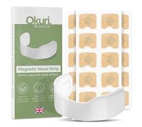 OKURI Magnetic Nose Strip for Breathing - Drug-Free, Easy to Use Reusable Magnet Nasal Strips for Sleeping, Anti Snoring and Prevents Congestion, Four Different Sizes in White