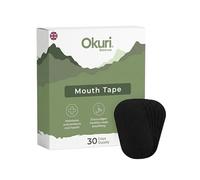 Okuri Sleep Tape - Dermatologically Tested Mouth Tape for Sleeping - Supports Nasal Breathing and Reduces Snoring - Snoring Aid for Men & Women - Gentle on Skin - 30 Strips