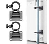 OKUYAN 2PCS Wall Mounted Fishing Umbrella Holder - Aluminum Alloy Bracket for Fishing Box, Foldable Parasol Clamp - Boat Rod Holders for Outdoor Balcony Patio