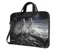 OKVBNUYT Astronauts At Work Stylish Laptop Bag â€“ Full-Side Print, 600d Polyester Oxford & Soft Fabric Lining For Ultimate Protection And Versatility