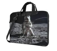 OKVBNUYT Astronauts At Work Stylish Laptop Bag â€“ Full-Side Print, 600d Polyester Oxford & Soft Fabric Lining For Ultimate Protection And Versatility