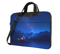 OKVBNUYT At Night By The Lake Stylish Laptop Bag – Full-Side Print, 600d Polyester Oxford & Soft Fabric Lining For Ultimate Protection And Versatility
