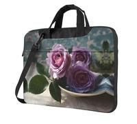 OKVBNUYT Beautiful Roses Stylish Laptop Bag â€“ Full-Side Print, 600d Polyester Oxford & Soft Fabric Lining For Ultimate Protection And Versatility
