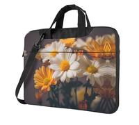 OKVBNUYT Chrysanthemums Stylish Laptop Bag â€“ Full-Side Print, 600d Polyester Oxford & Soft Fabric Lining For Ultimate Protection And Versatility