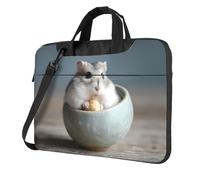 OKVBNUYT Cute Hamster Stylish Laptop Bag â€“ Full-Side Print, 600d Polyester Oxford & Soft Fabric Lining For Ultimate Protection And Versatility