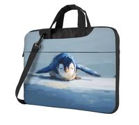 OKVBNUYT Cute Penguins Stylish Laptop Bag â€“ Full-Side Print, 600d Polyester Oxford & Soft Fabric Lining For Ultimate Protection And Versatility