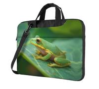 OKVBNUYT Frog Stylish Laptop Bag – Full-Side Print, 600d Polyester Oxford & Soft Fabric Lining For Ultimate Protection And Versatility