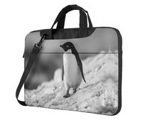 OKVBNUYT Penguins On The Ice Stylish Laptop Bag â€“ Full-Side Print, 600d Polyester Oxford & Soft Fabric Lining For Ultimate Protection And Versatility