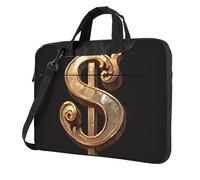 OKVBNUYT The Golden S Stylish Laptop Bag – Full-Side Print, 600d Polyester Oxford & Soft Fabric Lining For Ultimate Protection And Versatility