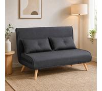 okwish Sofa Bed 3-in-1 with click-clack mechanism in Grey okwish Grey