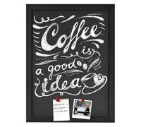 Okydoky HB-BK-4560 Magnetic Chalkboard with Wooden Frame, Writing with Chalk, Magnetic Collecting Board, Wooden Frame Made of Pine Wood, 45 x 60 cm