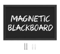 Okydoky HB-BK-6090 Magnetic Chalkboard with Wooden Frame, Writing with Chalk, for Vertical or Horizontal Hanging, Magnetic Collection Board, with Hemp Rope for Hanging, 60 x 90 cm