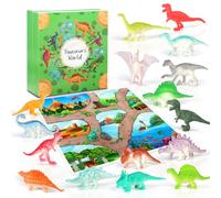 OKYUK Advent Calendar 2025, Dinosaur Kids Advent Calendar with 16 Unique Dinosaurs, Surprise Dinosaur Toys for Children Ages 3 and Up