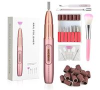 OKYUK Electric Nail Drill Cordless, 13 in 1 Nail Kit, 5 Speeds Portable Nail File, Electric Nail Files for Acrylic and Cuticles, Hard Skin, Gel Nails, Nail Art DIY, Nail Drill Cuticle Remover Tool Set