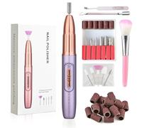 OKYUK Electric Nail Drill Kit - Professional Manicure & Pedicure Set with 11 Drills & Sanding Bands |File for Acrylic/Gel Nails Perfect Valentine's Day Gift for Her, Wife, Girlfriend (Purple)