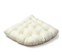 OKYUK Large Corner Floor Cushion - 100cm Radius Kids Play Mat, Soft Non-Slip Floor Pillow for Toddlers, Fan-Shaped Reading & Yoga Mat for Playroom, Nursery & Bedroom, Off-White