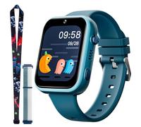 OKYUK T45 Kids Smart Watch 4G GPS Tracker Watch for Kids Boys Video Call Messages School Mode SOS Camera Pedometer (Green)