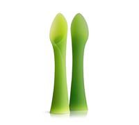 Olababy 100% Silicone Soft-Tip Training Spoon for Baby Led Weaning 2pack
