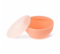 Olababy 100% Silicone Suction Bowl with Lid for Independent Feeding | Baby Food Container and Storage | First Stage Self Feeding Essential for Toddlers and Kids| Baby Led Weaning Snack Feeder