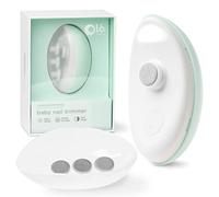 Olababy Rechargeable Electric Baby Nail Trimmer | Newborn Nail Clipper | Electronic File for Babies | Infant/Toddler Nail Grooming Kit | Portable Manicure Essentials | LED Light Fingernail Cutter Set