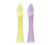 Olababy Training Fork and Spoon Set (Lemon/Lilac)