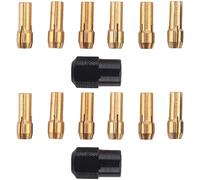 Oladfiop 14 pieces for brass instep 1.0/1.6/2.0/2.4/3.0/3.2 + for check M8X0.75