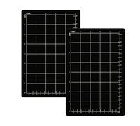 Oladfiop 2pcs 9x6 Inch Magnetic Cutting Mat Grid Magnetic Spacers Embossing Machine Die Mat Cutting Magnetic Spacers A