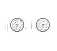 Oladfiop 2X NH36 NH36A Movement Automatic Mechanical Movement 3 Digit Double Calendar Replacement 4R36/7S36 Watch Accessories